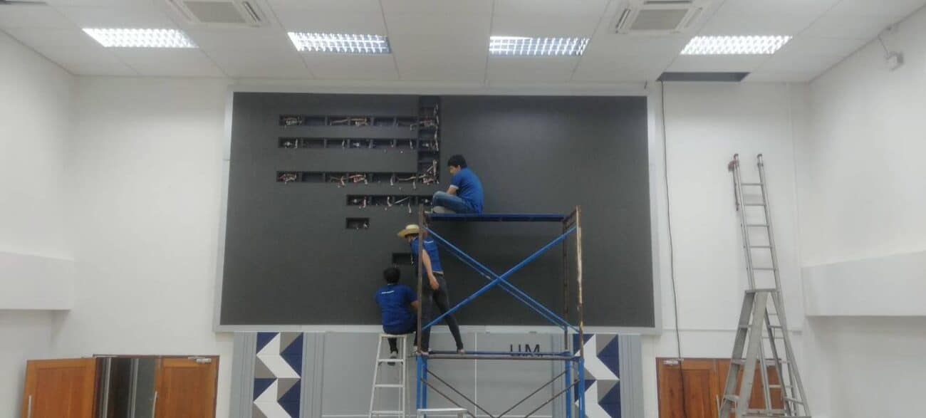 ล่องใต้…บายดีหม้าย อีกหนึ่งงานติดตั้ง LED Wall ในหอประชุม โรงเรียน อำมาตย์ 4