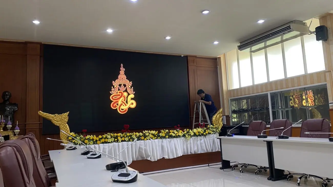 ส่งมอบงานติดตั้ง Led Wall Indoor M4 4