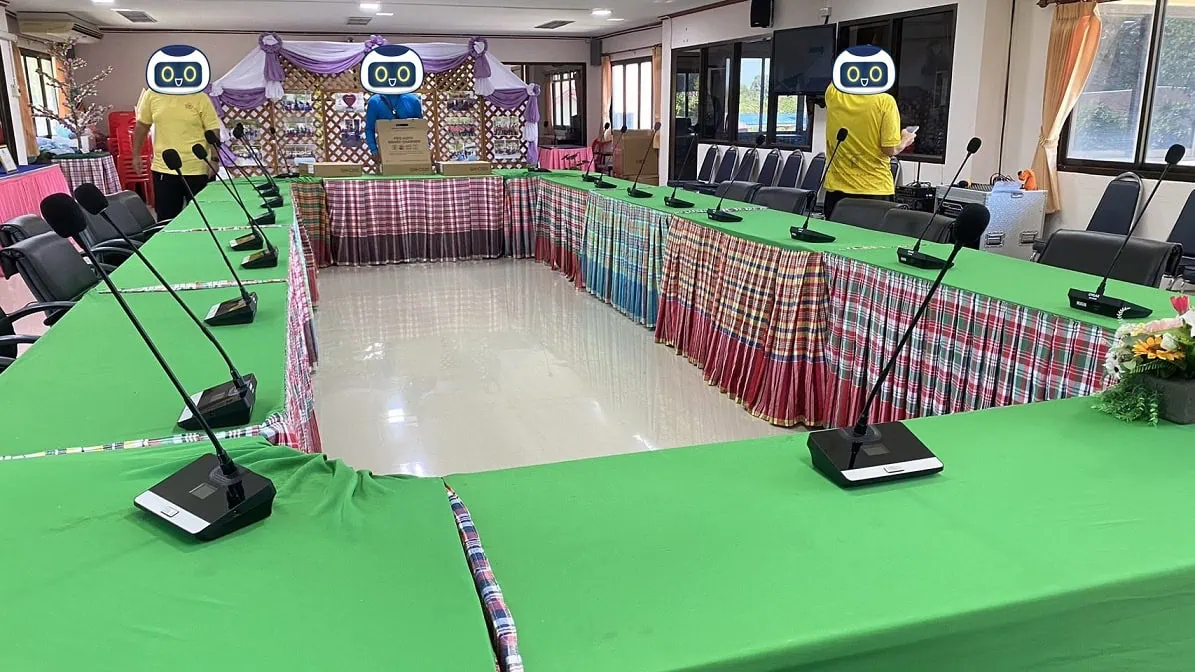 ส่งมอบชุดไมค์ประชุมพร้อมชุดเครื่องเสียง 3