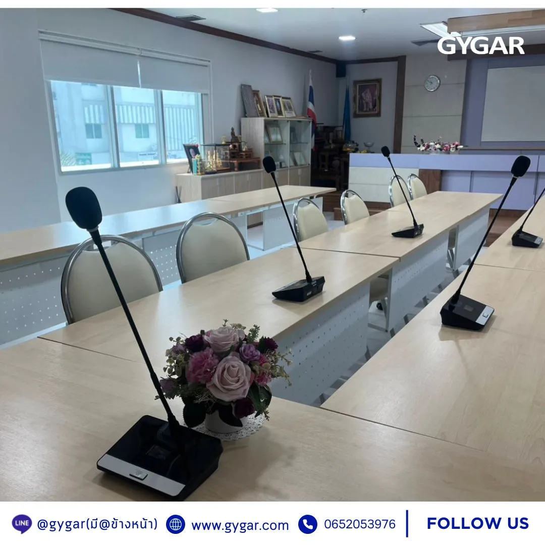 ติดตั้งไมค์ประชุมไร้สาย GW250 ที่โรงพยาบาลกรุงไทย 4