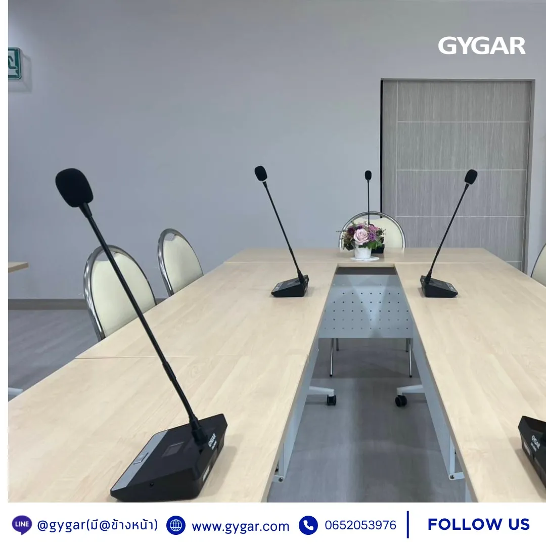 ติดตั้งไมค์ประชุมไร้สาย GW250 ที่โรงพยาบาลกรุงไทย 3